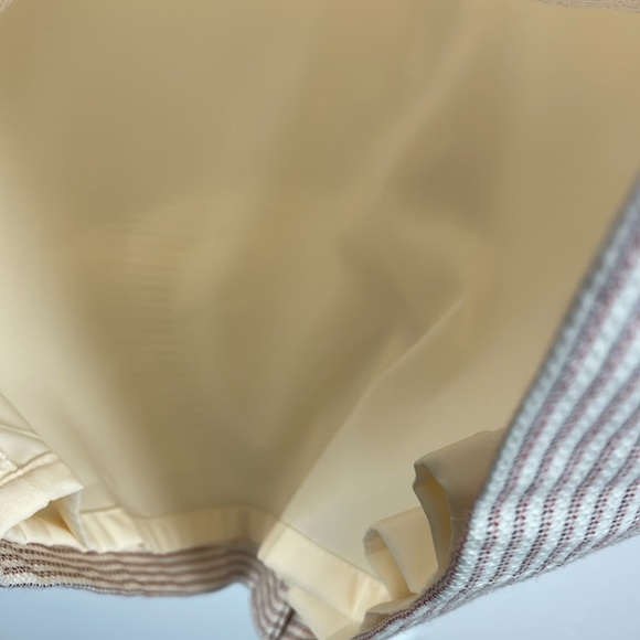 Talbots Striped Dress Suit Womens 2 Lined Sleeveless Zip Closure Cotton Blend - Picture 10 of 15